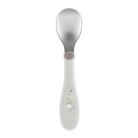 CHICCO Príbor detský z nerezovej oceli grey 18m+