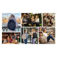 BABYONO Taška prebaľovacia/batoh Modern Style black