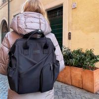 BABYONO Taška prebaľovacia/batoh Modern Style black