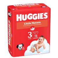 HUGGIES® Plienky jednorázové Little Movers 3 (4-9 kg) 78 ks