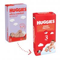 HUGGIES® Plienky jednorázové Little Movers 3 (4-9 kg) 78 ks