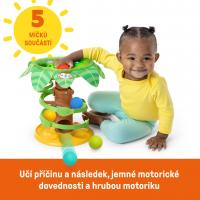 BRIGHT STARTS Dráha guľôčková hudobná Tropical Twirl 6m+