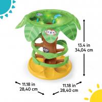 BRIGHT STARTS Dráha guľôčková hudobná Tropical Twirl 6m+