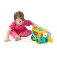 BRIGHT STARTS Autíčko vkladacie s loptičkami Pop & Roll Safari Bus™ 6m+