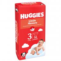 HUGGIES® Plienky jednorazové Little Movers 3 (4-9 kg) 56 ks