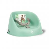 INGENUITY Podsedák na jedálenskú stoličku  Easy Clean Booster Green do 15KG