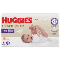 HUGGIES® Nohavičky plienkové jednorazové 3 Extra Care Pants (6-11kg) 48 ks