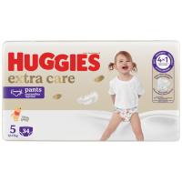 HUGGIES® Nohavičky plienkové jednorazové 5 Extra Care Pants (12-17 kg) 34 ks