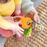 BRIGHT STARTS Hračka hudobná kľúče MonKeys™ 6m+