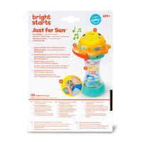 BRIGHT STARTS Hračka hudobná hrkálka slniečko Just for Sun™ 6m+