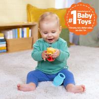 BRIGHT STARTS Hryzačka s hrkálkou Winnie the Pooh™ Hunny & Shake™ 2ks, 0m+