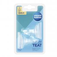 Canpol Babies Cumlík na fľašu silikón okrúhly