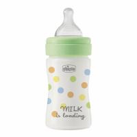 CHICCO Fľaša dojčenská antikolik Natural Feeling 330 ml neutral 6m+