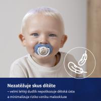 LOVI Cumlík silikónový dynamický Harmony 6-18m chlapec 2 ks