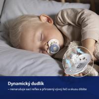 LOVI Cumlík silikónový dynamický Harmony 6-18m chlapec 2 ks