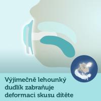 CANPOL BABIES Set symetrických silikónových cumlíkov 18m+ Bonjour Paris modrý