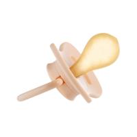 CANPOL BABIES Cumlík kaučukový s okrúhlou špičkou Nude 6-18m krémový