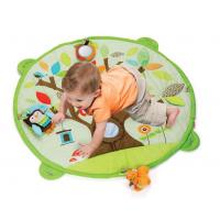 SKIP HOP Deka na hranie 5 hračiek, vankúšik Treetop Friends green-brown 0m+