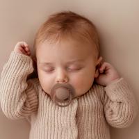 LOVI Cumlík silikónový dynamický Prime 18m+ 2ks Nude/Blush