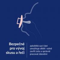 LOVI Cumlík silikónový dynamický Prime 18m+ 2ks Nude/Blush