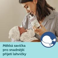 CANPOL BABIES Fľaša so širokým hrdlom Royal Baby 120 ml ružová