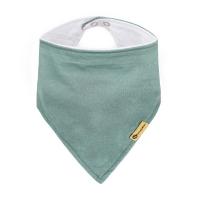 PETITE&amp;MARS Podbradník bandana Luke 2 ks  Beige Kiwis&amp;Misty Green 3m+