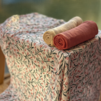 PETITE & MARS Sada plienok bambusová mušelínová 3ks Moussy Llama Vibes 68 x 68 cm