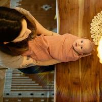 PETITE & MARS Sada plienok bambusová mušelínová 3ks Moussy Llama Vibes 68 x 68 cm