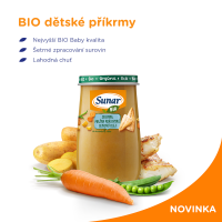 Sunar BIO príkrm ZELENINA, PRAŽMA kráľovská