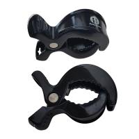 PETITE&MARS Štipec Peg na kočík (2 ks) Black