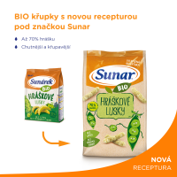 Sunar BIO Chrumky Hráškové struky