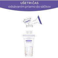 Lansinoh 2v1 dvojitá odsávačka mlieka s taškou