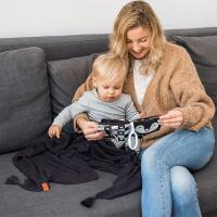 BABYONO Knižka na hranie Black&White