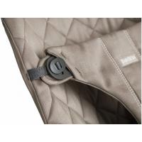 BABYBJÖRN Lehátko Bliss Woven, Sand grey, tmavá šedá konštrukcia