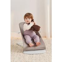 BABYBJÖRN Lehátko Bliss Woven Petal, Sand grey, svetlá šedá konštrukcia