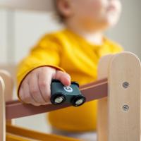 PETITE&MARS Hračka drevená pretekárska dráha Milky Way Wood of Mars 18m+ Aurora Pink