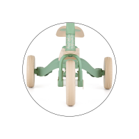 PETITE&MARS Teplomer silikónový digitálny do vody Crab Caleb Dusty Rose 0m+