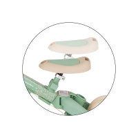 PETITE&MARS Teplomer silikónový digitálny do vody Crab Caleb Dusty Rose 0m+