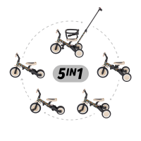 PETITE&MARS Teplomer silikónový digitálny do vody Crab Caleb Dusty Rose 0m+