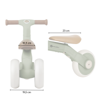 PETITE&MARS Trojkolka multifunkčná 3v1 Bingo Ivory White