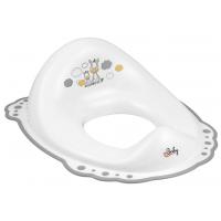 MALTEX Redukcia na WC protišmyková Šmolkovia - white