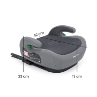 PETITE&MARS Podsedák Optimus Pro i-Size Black Air 125 - 150 cm (22-36 kg)