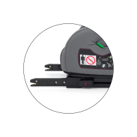 PETITE&MARS Podsedák Optimus Pro i-Size Black Air 125 - 150 cm (22-36 kg)