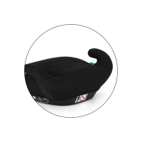 PETITE&MARS Podsedák Zuno Coal Black 125 - 150 cm (22-36 kg)