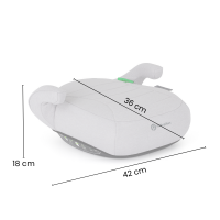 PETITE&MARS Podsedák Zuno Sage Beige 125 - 150 cm (22-36 kg)