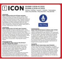 PETITE&MARS Kočík kombinovaný ICON 2v1 Dove Grey XXL AIR