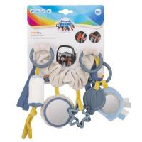 CANPOL BABIES Hračka závesná na kočík / autosedačku Pastel Friends šedá