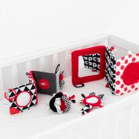 CANPOL BABIES Kontrastná edukatívna knižka Sensory