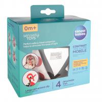 CANPOL BABIES Hračka kontrastná závesná s klipom Sensory