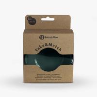 PETITE&MARS Miska silikónová s prísavkou TAKE&MATCH Misty Green 6m+